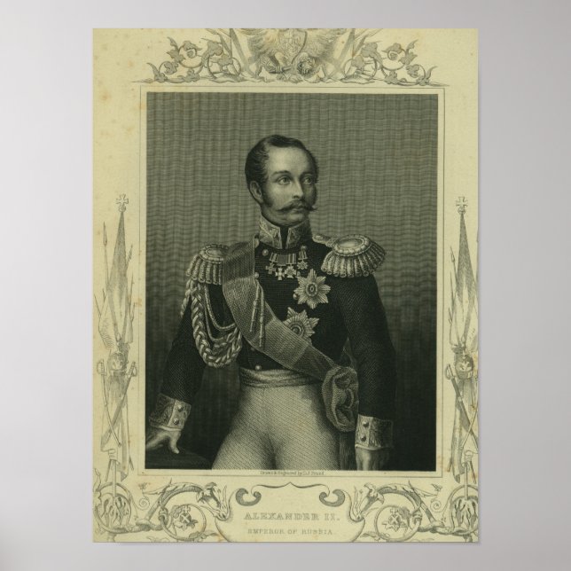 Poster Alexandre II de Russie (Devant)