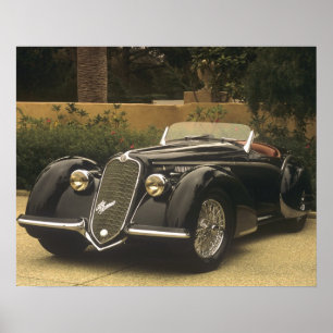 Poster Alfa Romeo 8C 2900B est très un rare et très