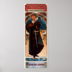 Poster Alfons Mucha Hamlet