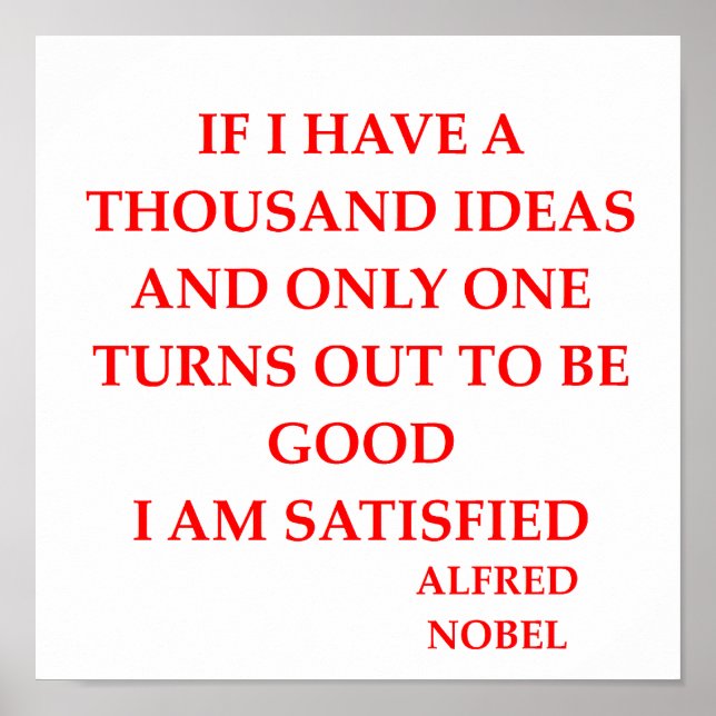 Poster alfred nobel (Devant)