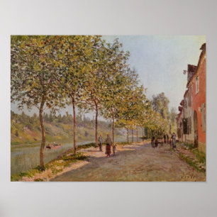Poster Alfred Sisley   Juin Matin à Saint-Mammes