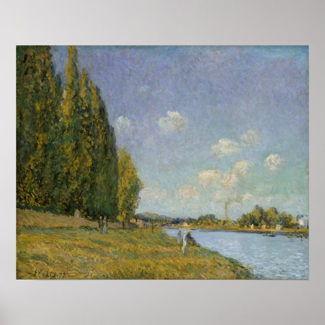 Poster Alfred Sisley | La Seine à Billancourt (Devant)
