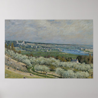 Poster Alfred Sisley - La Terrasse à Saint-Germain