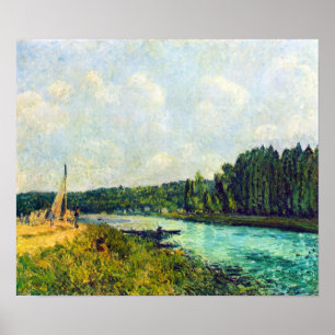 Poster Alfred Sisley - les banques de l'Oise