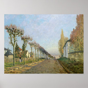 Poster Alfred Sisley   Rue de la Machine, Louveciennes