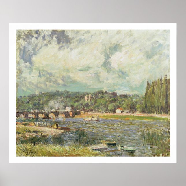 Poster Alfred Sisley | the Bridge at Sevres (Devant)