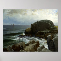 Alfred Thompson Bricher - Castle Rock, Marblehead