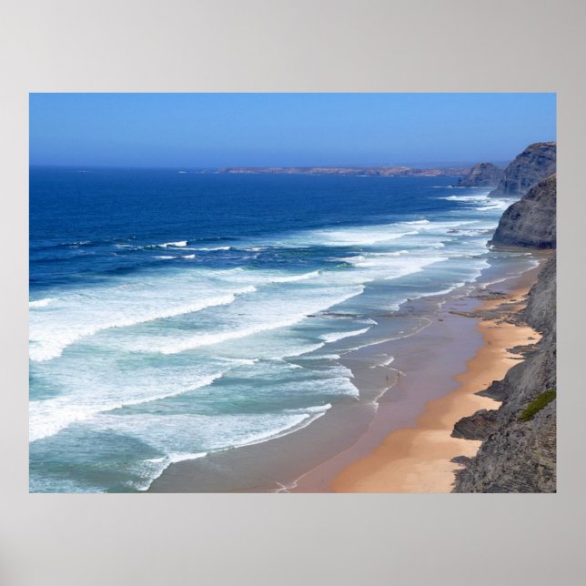 Poster Algarve Beach, Portugal (Devant)