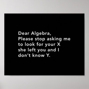 Poster Algebra et son X