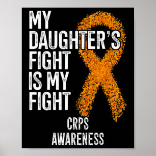 Poster Algodystrophie Le Combat De Ma Fille Est Mon Comba