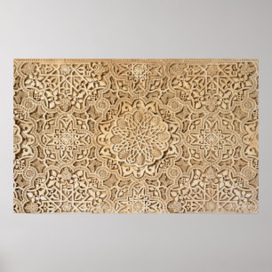 Poster Alhambra motif