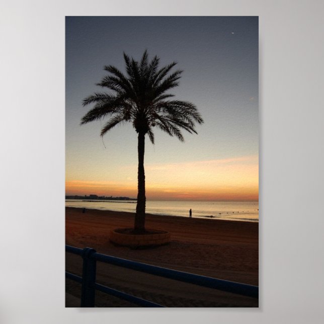 Poster Alicante Sunrise (Devant)
