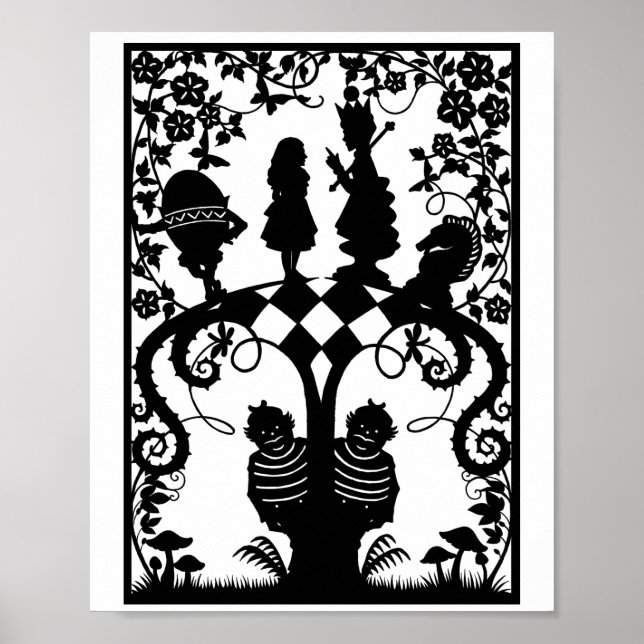Poster Alice à travers le miroir (Devant)