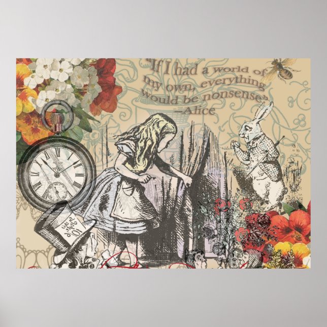 Poster Alice à Wonderland (Devant)