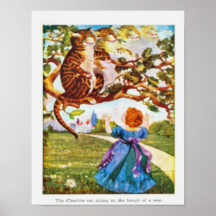 Poster Alice à Wonderland Cheshire Cat