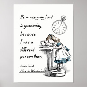Poster Alice au pays des merveilles