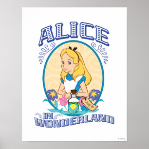 Poster Alice au pays des merveilles - Cadre