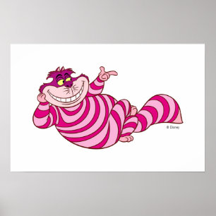 Poster Alice au pays des merveilles Cheshire Chat doigt à