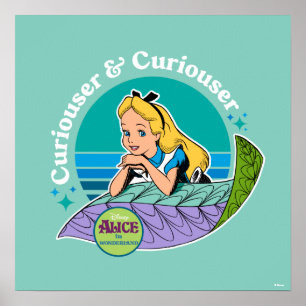 Poster Alice au pays des merveilles   Curiouser & Curious