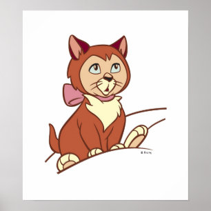 Poster Alice au pays des merveilles Dinah Disney