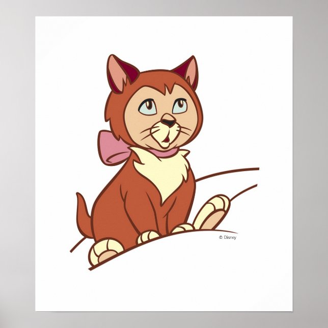 Poster Alice au pays des merveilles Dinah Disney (Devant)