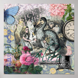 Poster Alice au pays des merveilles Dodo Classique Illust