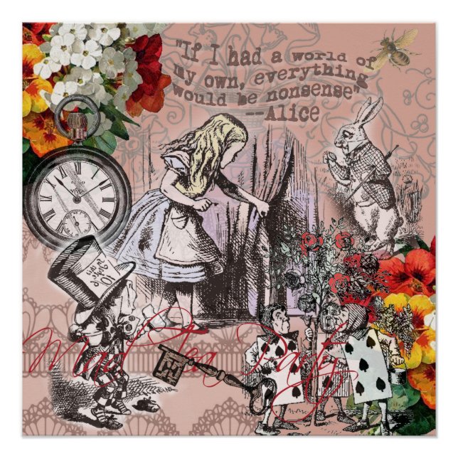 Poster Alice au pays des merveilles, la haine et le lapin (Devant)