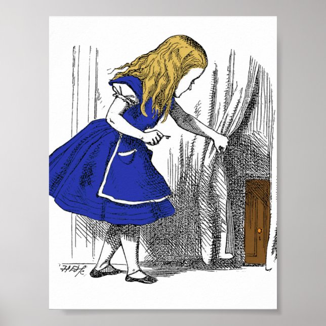 Poster Alice au pays des merveilles - La petite porte (Devant)