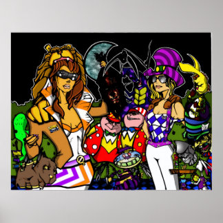 Poster alice au pays des merveilles rencontre le magicien