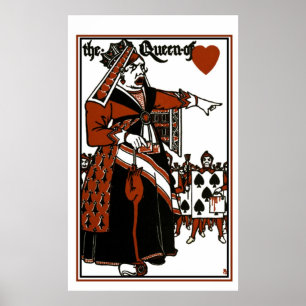 Poster Alice Au Pays Des Merveilles ; Un Jeu. Reine des C