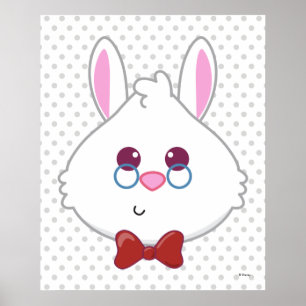 Poster Alice au pays des merveilles   White Rabbit Emoji 
