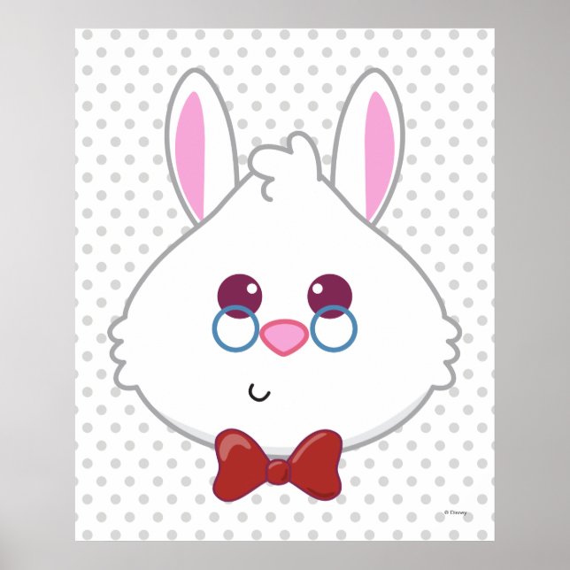 Poster Alice au pays des merveilles | White Rabbit Emoji  (Devant)