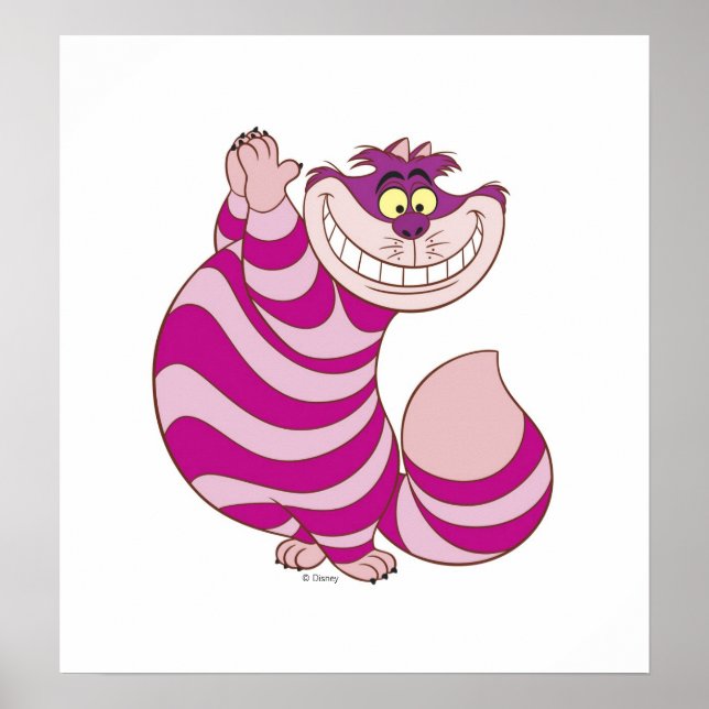 Poster Alice au Wonderland Cheshire Cat Disney (Devant)