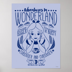 Poster Alice   Aventures Au Pays Des Merveilles