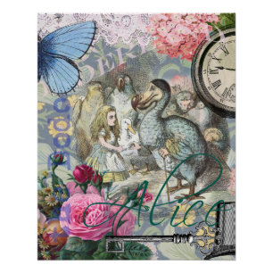 Poster Alice Classique Merveilles Dodo Art Tenniel