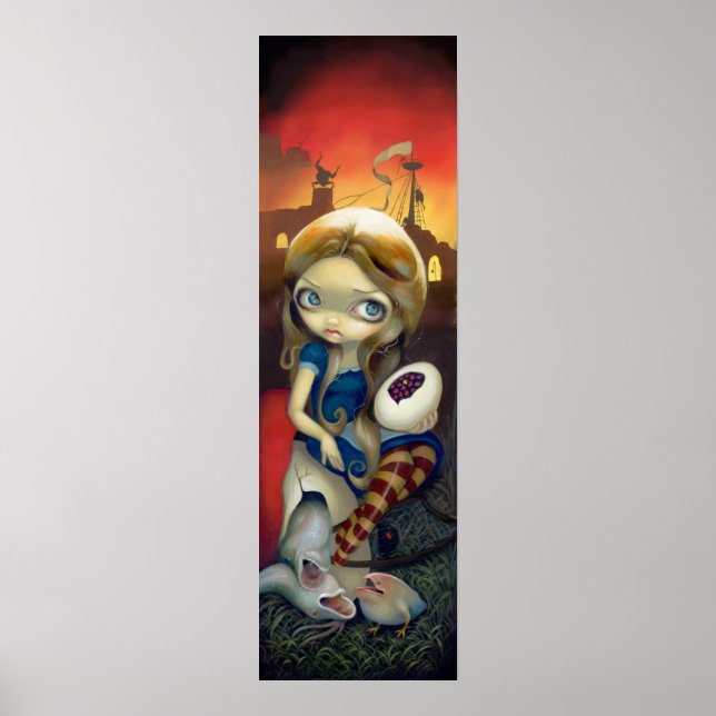 Poster Alice dans une vision de Brueghel ART IMPRIMER Won (Devant)