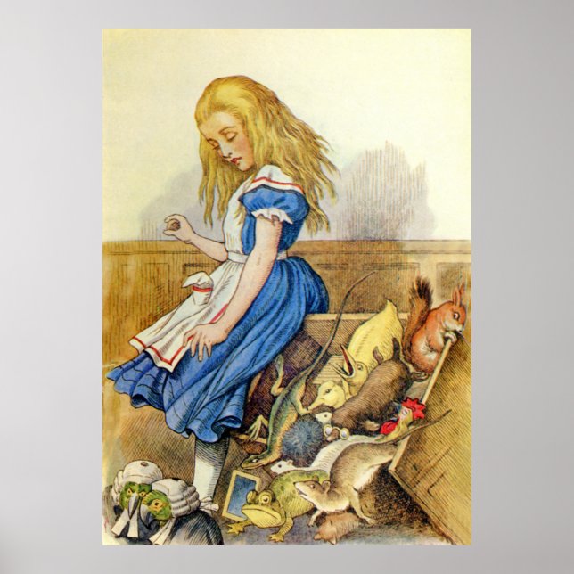 Poster Alice donne des conseils sur la boîte du Jury au p (Devant)