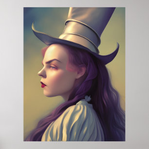Poster Alice est le Hatter