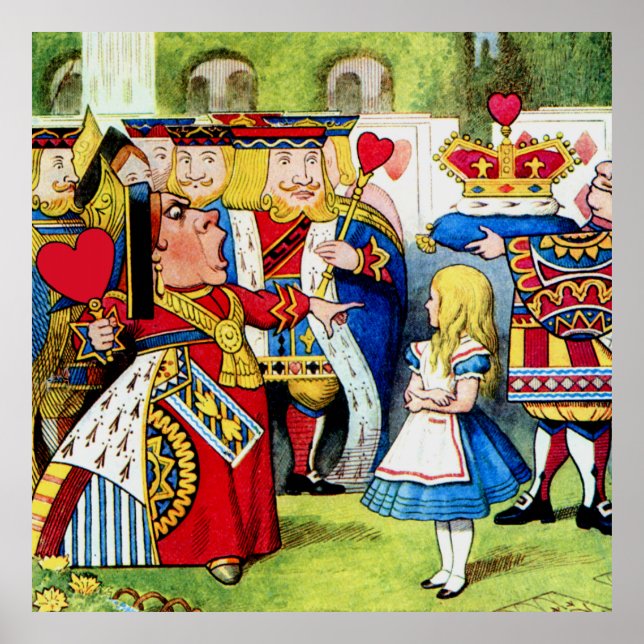 Poster Alice et la reine des coeurs au pays des merveille (Devant)