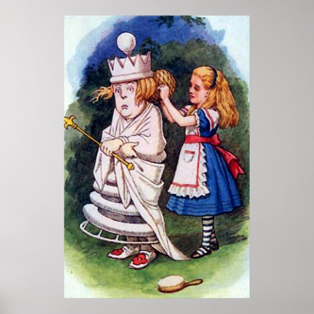 Poster Alice et l'affiche de la Reine Blanche (Devant)