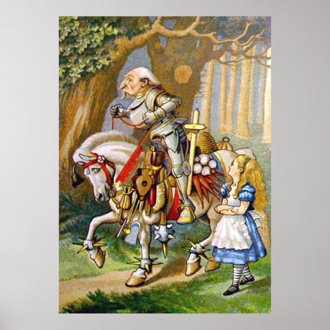 Poster Alice et le chevalier blanc au pays des merveilles (Devant)