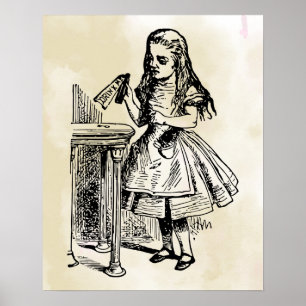 Poster Alice in Wonderland Drink Me