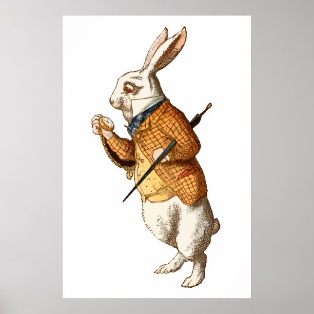Poster   Alice in Wonderland - White Rabbit (Devant)