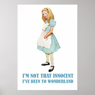 POSTER ALICE - JE NE SUIS PAS SI INNOCENT