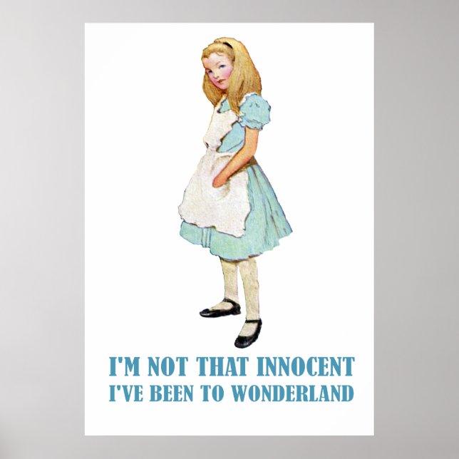 POSTER ALICE - JE NE SUIS PAS SI INNOCENT (Devant)