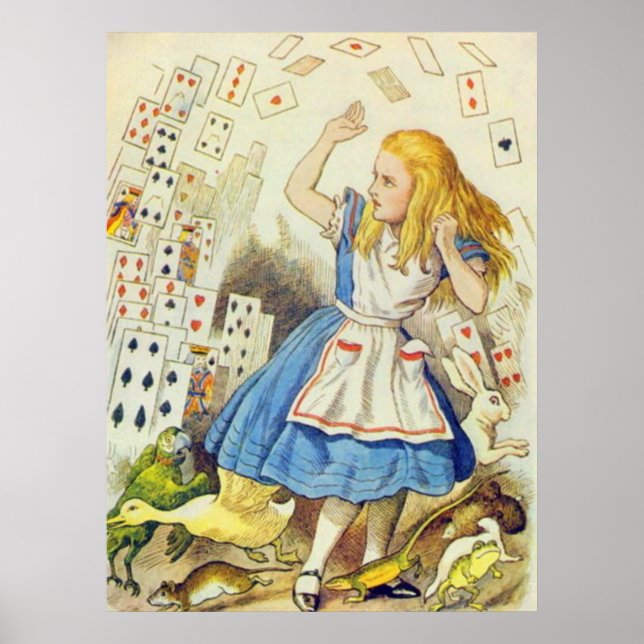 Poster Alice & les Cartes Couleur Complète (Devant)