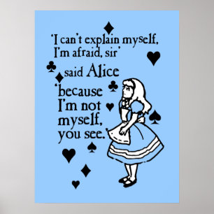Poster Alice Pas Moi-Même