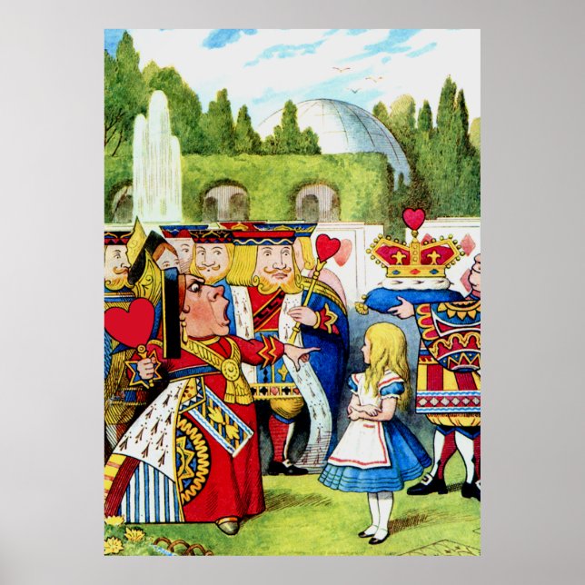 Poster Alice rencontre la reine des coeurs au pays des me (Devant)
