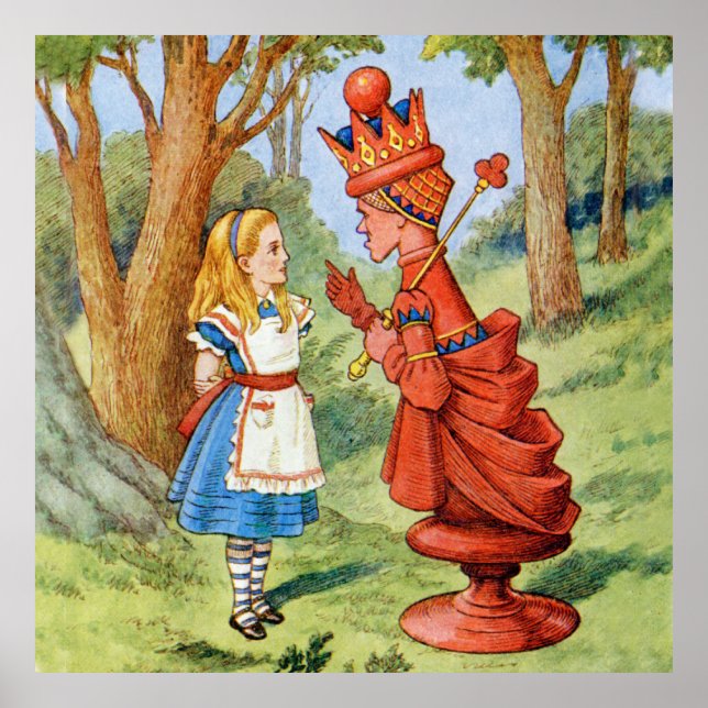 Poster Alice rencontre la Reine Rouge au pays des merveil (Devant)