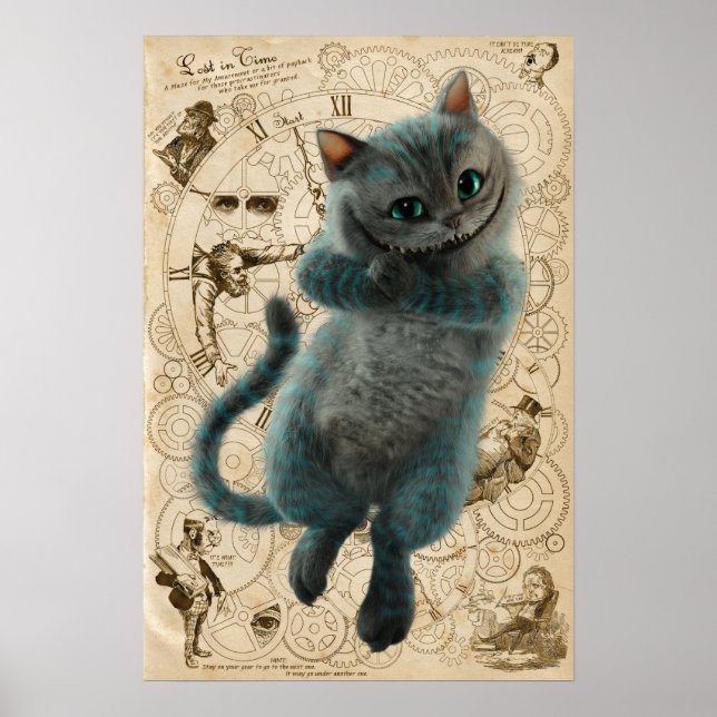 Poster Alice Thru le regard | Cheshire Cat Grin (Devant)